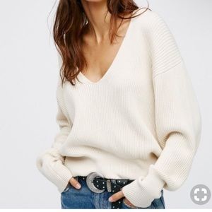 Free People Allure V-Neck Sweater